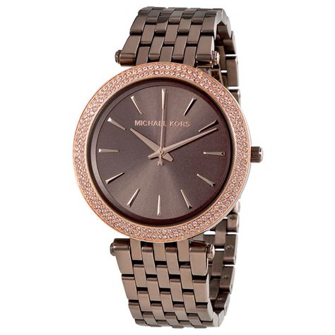 michael kors mk3416 darci pavé sable brown ladies watch|Michael Kors MK3416 Ladies Brown Darci Watch.